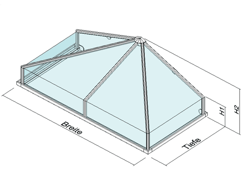 Aluminiumvordach - Madrid 1